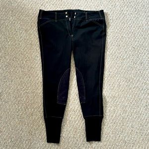 Equine Couture knee patch riding breeches size 34